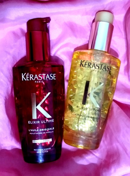 Óleos Elixir Ultime Original Rouge e Elixir Ultime Original da Kérastase
